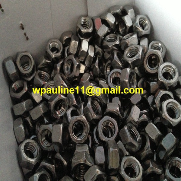 Quality SS321 stainless steel hex jam nut hex head nut for sale