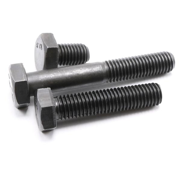 Alloy Steel Class 12.9 Black Hex Head Bolts Half Thread M22