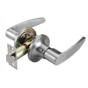 Buy cheap PS Passage Tubular Lever Lock with Full Lip D-shape 44x57mm Square and Changeable Square Corner 25x57mm Faceplate from wholesalers