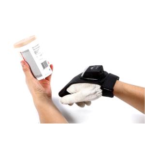 Portable Glove Barcode Scanner , Hands Free Bluetooth QR Code Scanner
