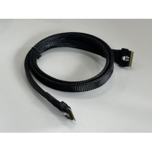 Buy cheap SFF-8654 8i to SFF-8654 8i High-Speed Mini SAS HD Connector Cable, 1.0 m 32AWG 85 Ω Braided Assembly from wholesalers