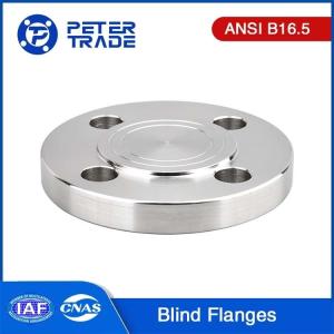 Buy cheap ANSI B16.5 Class 300 Carbon Steel Blind Flanges A105 A350LF2 Casting Manufacturing Methods for Pipelines BLRF/BLFF from wholesalers