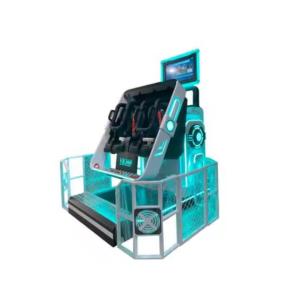 Buy cheap Customize 9D VR Roller Coaster Simulator VR 360 Game Machine With VR Movement Platform GTX1050Ti 4GB Ram Customizable Plug Type from wholesalers
