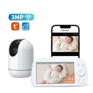 Buy cheap WiFi Audio-Video Infant Monitor With Mobile App And Night Vision Tuya And Android Supported Motion And Sound Detection Included from wholesalers