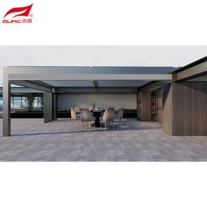 Buy cheap Modern Motorized Pergola Aluminum Freestanding Installation Adjustable Louver Roof from wholesalers