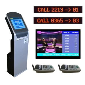 Unlimited Bank Branch 22 Inch LCD Electronic Queue Management System