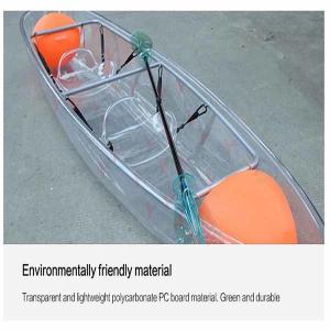Buy cheap Customized Clear Polycarbonate Boat For Fishing / Crystal Pc Canoe from wholesalers