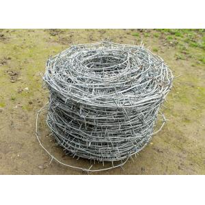 Buy cheap Rust resistance Single strand Hot Dipped Galvanized steel Barbed Wire from wholesalers