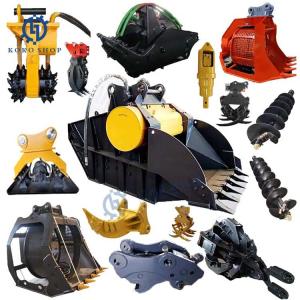 China Machine 10t 20t 30t 40t 50t Komatsu PC210 PC290 PC300 PC400 PC450 PC500 Excavator Attachments Hydraulic Crusher Bucket on sale