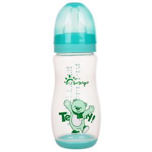 Buy cheap Wide Neck 12oz 330ml Silicone PP Arc Baby Feeding Bottle from wholesalers