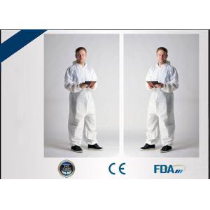 Buy cheap Non Woven Disposable Protective Coveralls , Disposable Microporous Coverall from wholesalers