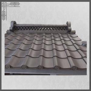 Buy cheap Traditional Clay Japanese Roof Tiles 2mm Thick Hotel Temple Matt from wholesalers