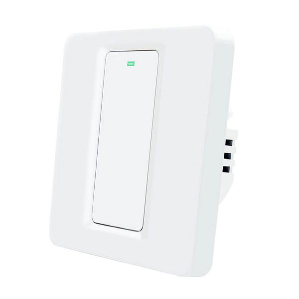 Wireless wifi light switch Push Button white switch APP Control Work with Alexa