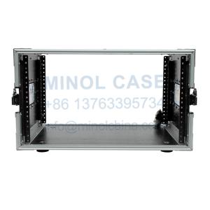 6U Flight Rack Case 19' Tour Portable Flight Case