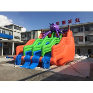 Buy cheap Fold Stiching Inflatable Water Slide Amusement Playground Equipment Park from wholesalers