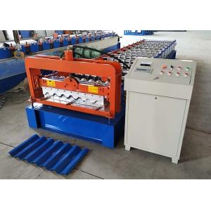 Trapezoidal Sheet Metal Roll Forming Machines Single Layer Type Easy Installatio