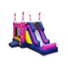Buy cheap Birthday Cake Inflatable Bouncer Combo Castle With Slide Double Stitching Tripling Welding from wholesalers
