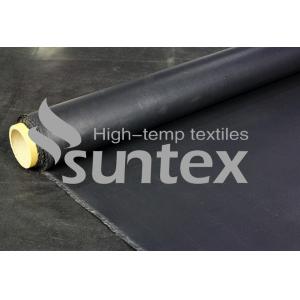 Buy cheap Fire retardant, insulation Flexible Duct Coated Fiberglass Fabric Coated With Neoprene Rubber Black from wholesalers