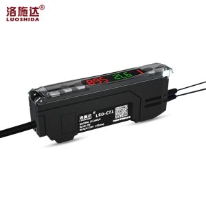 Buy cheap RGB Three-Color Lighting Source Color-Sensitive NPN/PNP NO/NC Fiber Optic Amplifier Fiber Optic Detector Automated Mechanical product