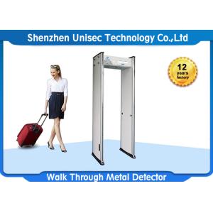 Buy cheap 6 Zones 5 Digit Walk Through Metal Detector Security Gate For Body Checking from wholesalers