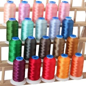 High Color fastness 108D/2 5000M Polyester Embroidery thread with low shrinkage