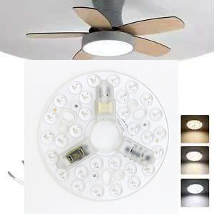 Buy cheap ERP Rosh LED Modules 5CCT 12W/18W/24W DIP Switch Ceiling Light Fan With Witch Power Replaces LED Module from wholesalers