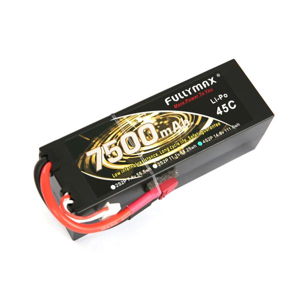 4S Lipo Battery 45C 7500mAh 14.8V Quadcopter Rc Model Boat Batteries