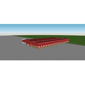 Buy cheap Customized Light Steel Structure Construction Warehouse Workshop from wholesalers