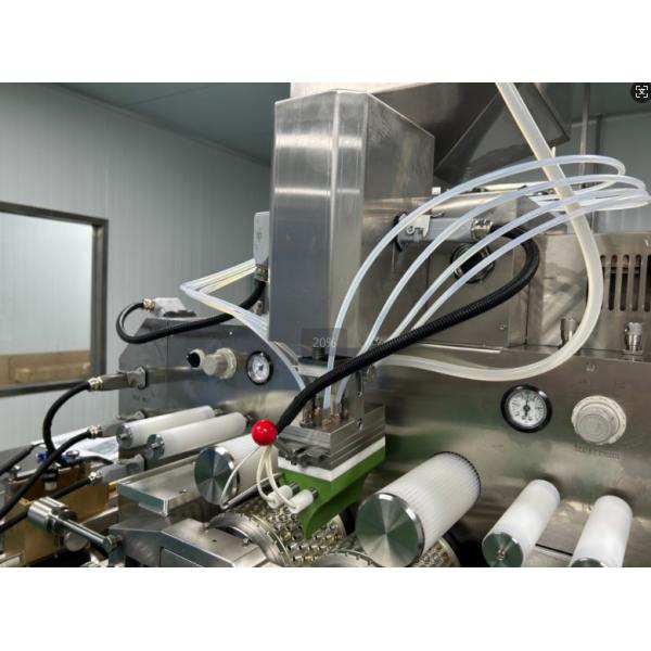 Oil Liquid Capsule Soft Gelatin Capsule Machine With 8 Plungers And 400-1800 Kg Capacity For Mechanical Capsule Ejection