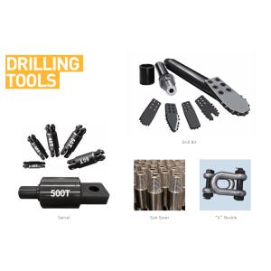 China drilling tools, drill tools, swivel, sub saver, U buckle, drill bit, guide bit, guiding bit, drilling bit on sale