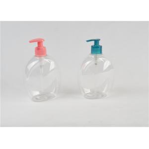 500Ml Liquid Soap Container Transparent Bottle Body Screen Printing Surface