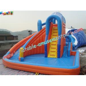 Buy cheap Customized Waterproof Outdoor Inflatable Water Slides , Children Inflatable Water Pool Slide from wholesalers