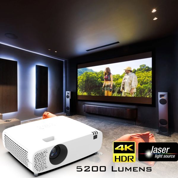 Buy cheap 5200 Lumens Bright Laser Projector With 4K Enhancement And 30000 Hour Lifetime Ideal from wholesalers