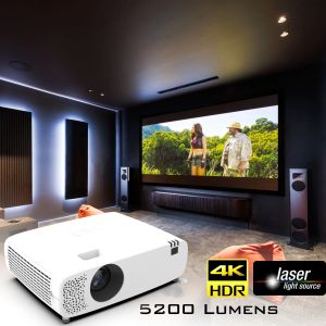 Buy cheap 5200 Lumens Bright Laser Projector With 4K Enhancement And 30000 Hour Lifetime Ideal from wholesalers