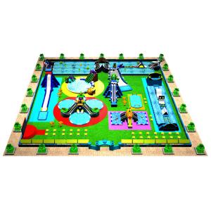 Adult & Kids Inflatable Water Park Gigantic Slide Cold - resistant EN71 UL