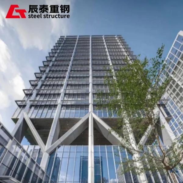 Quality Prefabricated Steel Structure Office Building With Sandwich Panel Door And Aluminum Door Frame for sale