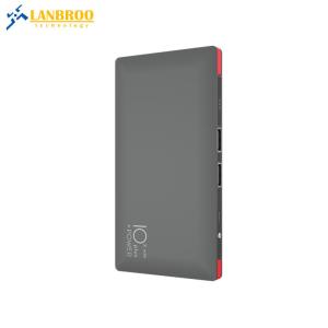 DC5.0V 2.4A Out Put 10000MAH Power Bank ABS+rubber oil smart power bank For Xmas