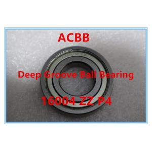 Buy cheap 16004 ZZ ZV3 C0 P4 High Precision And Low Noise Deep Groove Ball Bearing from wholesalers