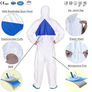 Buy cheap Anti Static Custom Painting Protective Clothing PPE Full Body Isolation Gown from wholesalers