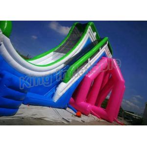Buy cheap Custom Exciting Flying Water Slide Inflatable PVC With Blower from wholesalers