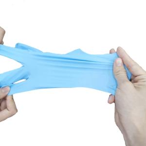 Buy cheap Hospital Nitrile Coated 23CM Disposable Nitrile Exam Gloves from wholesalers