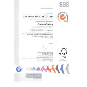 ALA DISPOSABLE Certifications