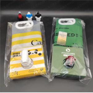 8L Stand Up Pouch With Tap Dispenser Big Foldable Pouches Standing Pouch