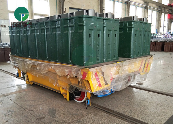 Buy cheap Die Plant Battery Powered Automatic Mold Transport Trolley On Rail from wholesalers