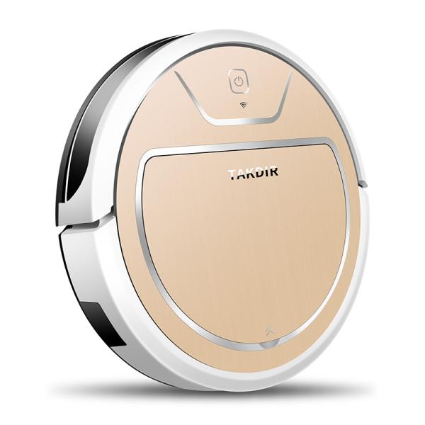 Quality Mini Robotic Vacuum Cleaner , APP Control Robot Home Vacuum Cleaner for sale