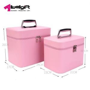 Buy cheap Portable Lady Large Capacity Makeup Bag PU Material Antibacterial from wholesalers