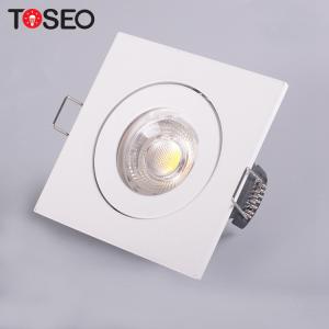 Buy cheap Die Casting Alu Square Recessed Downlights Adjustable Gu10 Downlight Fixture from wholesalers