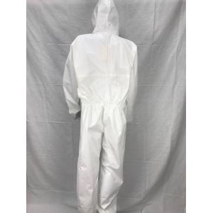 Buy cheap 65gsm White Disposable Microporous Coveralls With Hood Non Sterile from wholesalers