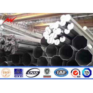 Buy cheap 11.9m 12m 15m 16m Galvanized Steel Power Pole For Transmission from wholesalers
