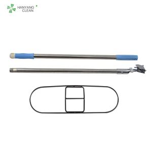 Buy cheap 110*17cm Cleanroom Antistatic esd microfiber cleaning flat mop from wholesalers